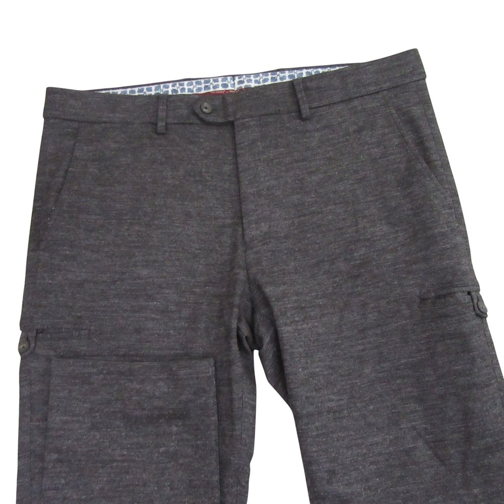Ballin Mens Performance‎ Pants 36 x 32 Gray Stretch Jersey Knit Innovation